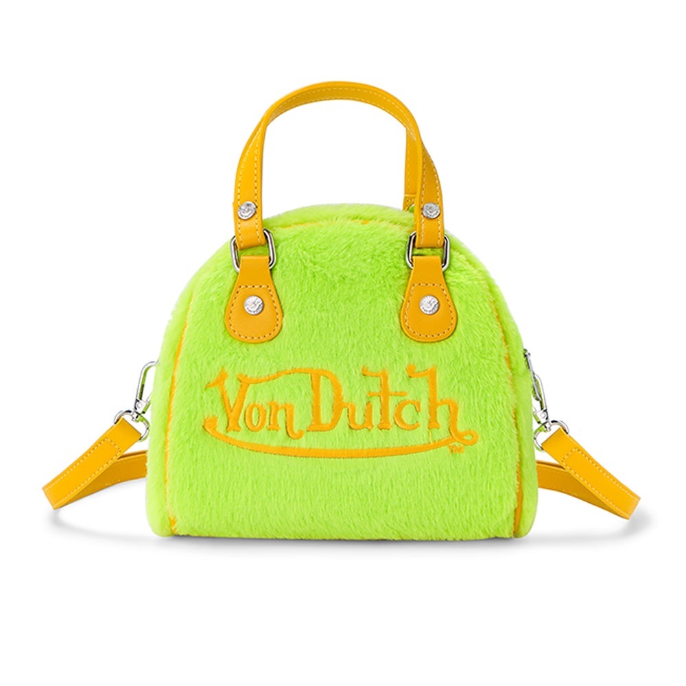 NWT VON DUTCH SHERBET FURRY BOWLING BAG